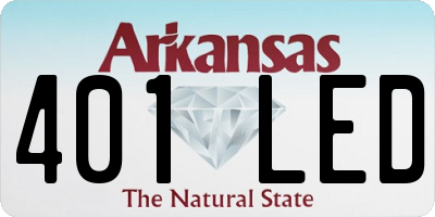 AR license plate 401LED