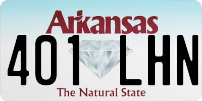AR license plate 401LHN