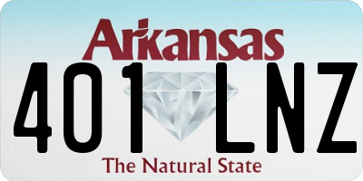 AR license plate 401LNZ
