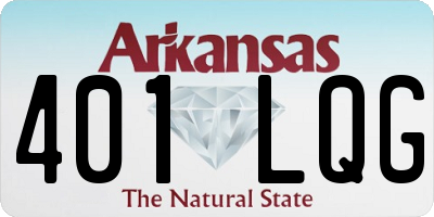 AR license plate 401LQG
