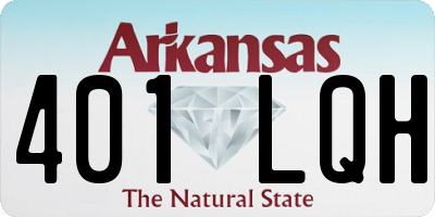 AR license plate 401LQH