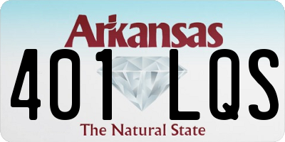 AR license plate 401LQS