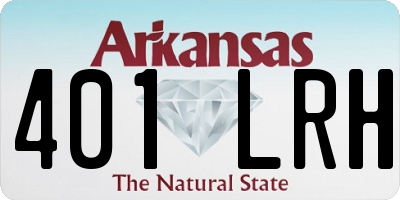 AR license plate 401LRH