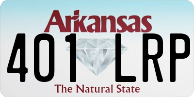 AR license plate 401LRP
