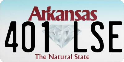 AR license plate 401LSE