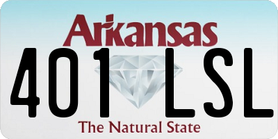 AR license plate 401LSL