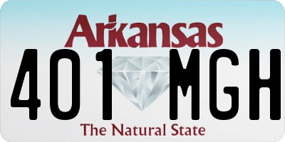 AR license plate 401MGH