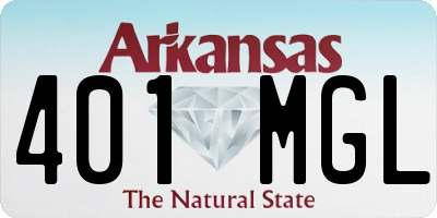 AR license plate 401MGL
