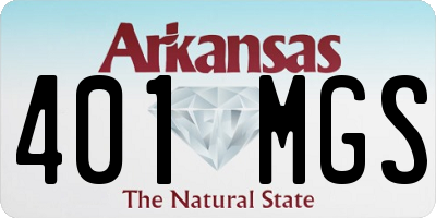 AR license plate 401MGS