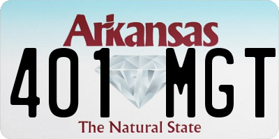 AR license plate 401MGT