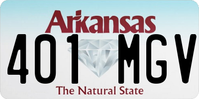 AR license plate 401MGV