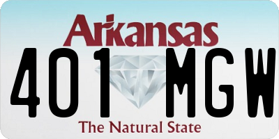 AR license plate 401MGW