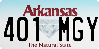 AR license plate 401MGY