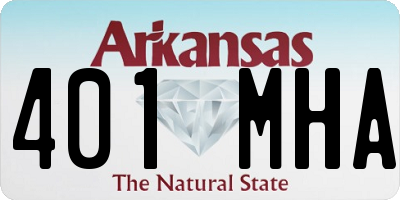 AR license plate 401MHA