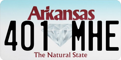 AR license plate 401MHE
