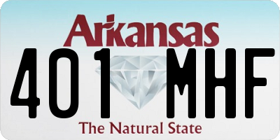 AR license plate 401MHF