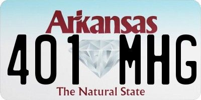 AR license plate 401MHG