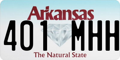 AR license plate 401MHH