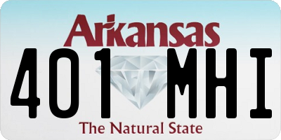 AR license plate 401MHI