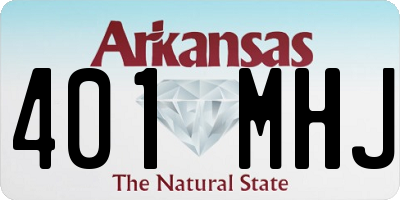AR license plate 401MHJ