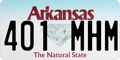 AR license plate 401MHM
