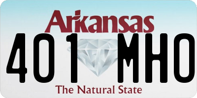 AR license plate 401MHO