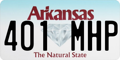 AR license plate 401MHP