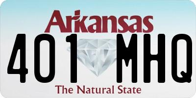 AR license plate 401MHQ