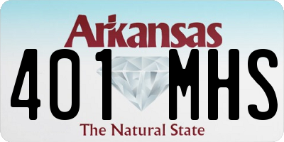 AR license plate 401MHS