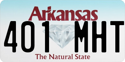 AR license plate 401MHT