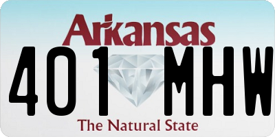 AR license plate 401MHW