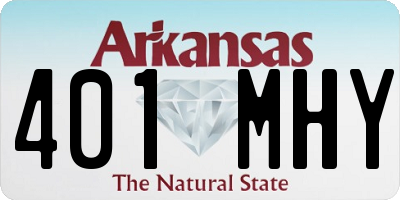 AR license plate 401MHY