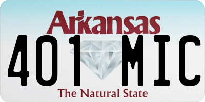 AR license plate 401MIC
