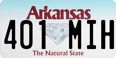 AR license plate 401MIH