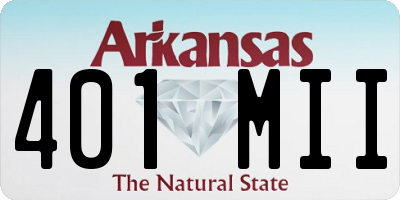 AR license plate 401MII