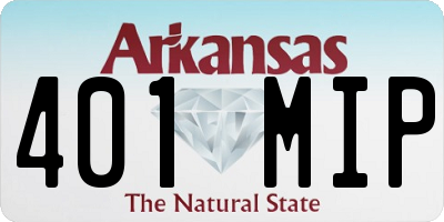 AR license plate 401MIP