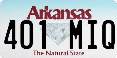 AR license plate 401MIQ