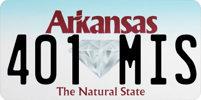 AR license plate 401MIS
