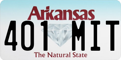 AR license plate 401MIT