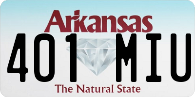AR license plate 401MIU