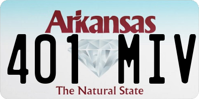 AR license plate 401MIV