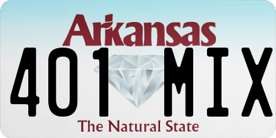 AR license plate 401MIX