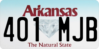 AR license plate 401MJB