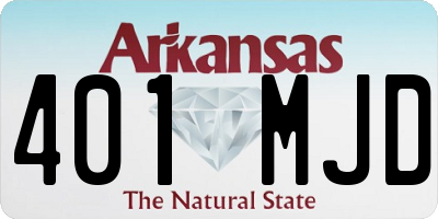 AR license plate 401MJD