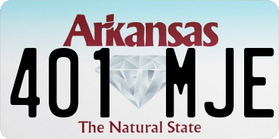 AR license plate 401MJE