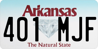 AR license plate 401MJF