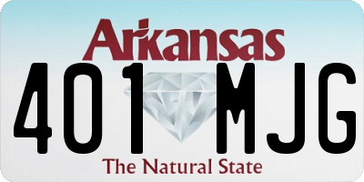AR license plate 401MJG