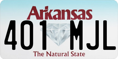 AR license plate 401MJL