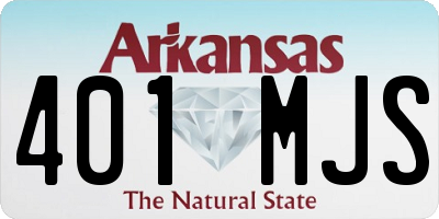 AR license plate 401MJS