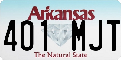 AR license plate 401MJT